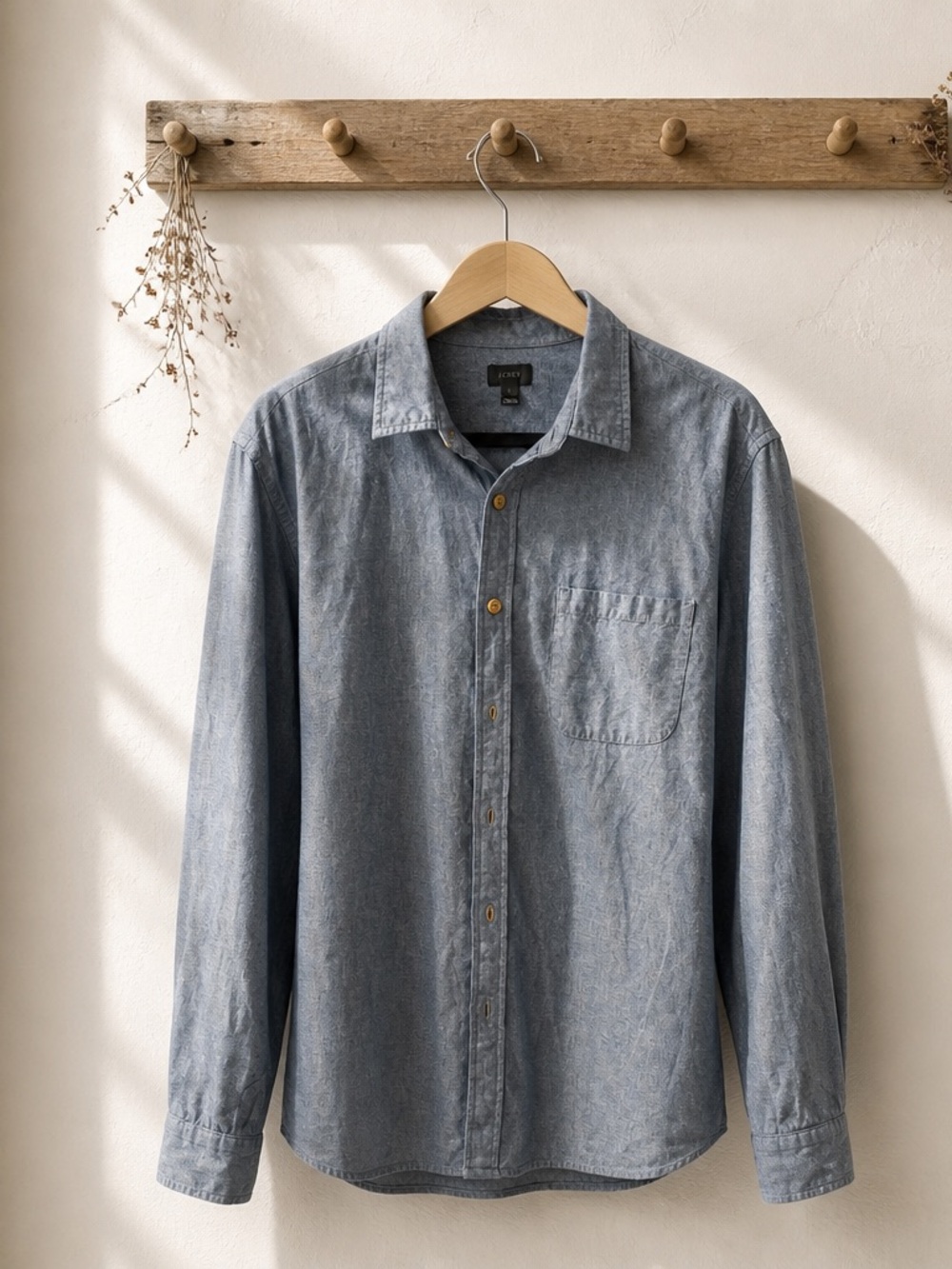J. Crew Light Blue Long-Sleeve Button-Down Shirt